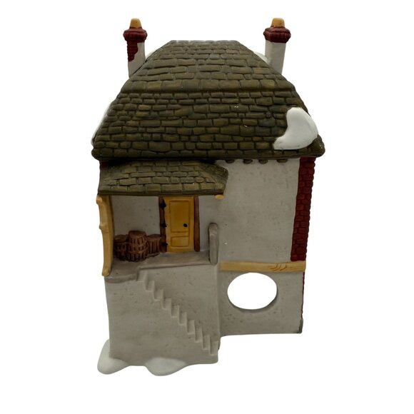 Vtg Dept 56 Dickens Village Fezziwig’s Warehouse Lighted Building A Christmas Ca - Picture 12 of 13